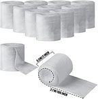 Nuanchu 12 Rolls Medical Cotton Cast Padding Roll Individual Pack Soft Plaster Cloth Gauze Roll Undercast Padding Wrap Bandage for Halloween Bandage Art Body Casts Mask Making Craft(2 Inch X 8.8 ft)