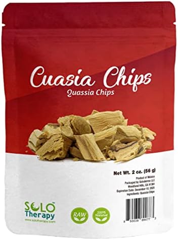 Cuasia Tea - 56 grams - Cuasia Herb - Te de Cuasia - Quasia Chips - Cuasia Bark Herbal Tea - Resealable Bag - 56 grams - Premium Quality (Cuasia Herb)