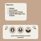 Hazelnut Paste Flavoring for Gelato, Rolled Ice Cream, and Ice Cream. (500g, 1.1 lbs) Made with Natural Hazelnuts