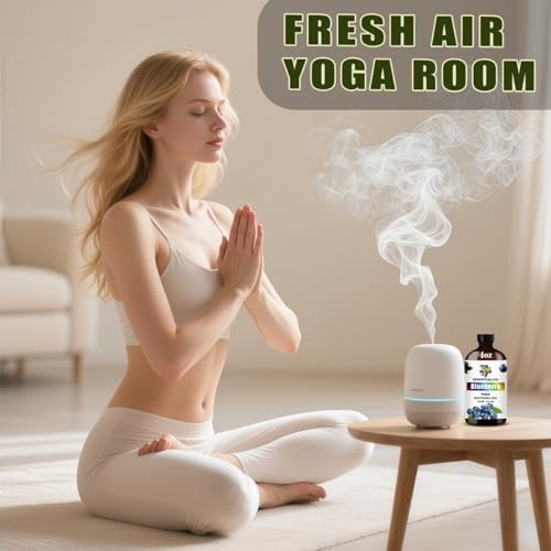 Blueberry Essential Oil - GV77ZF Blueberry Oils for Diffusers, Humidifiers, DIY Candles, Soap, Cleaning, Home, Office, Yoga, Massage, Gifts - 4 fl oz (120 ml)