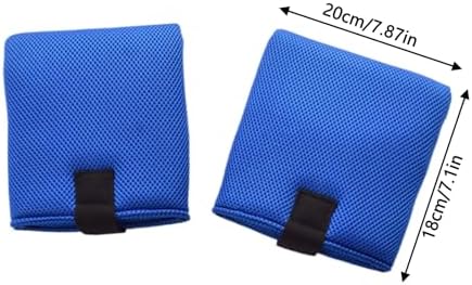 1 Pair Elderly Wheelchair Footrest Cover, Non-Slip Footplate Protector Pad, Soft Leg Rest Cushion, Wheelchair Foot Rest Cover for Prevent Foot and Pedal Being Scratched