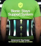 Plus Size Lower Back Brace 5XL - The Most Effective Back Pain Relief for Men & Women, Adjustable Lumbar Support Belt for Injury Prevention, Sciatica, Scoliosis, Herniated Disc