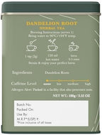 Luxmi Estates Pure Dandelion Herbal | Caffeine Free Detox Tea | Loose Leaf - 100g/3.52oz (50 Cups)