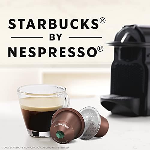 Starbucks by Nespresso Original Line Dark Roast Italian Roast Coffee, 50-count Espresso Pods