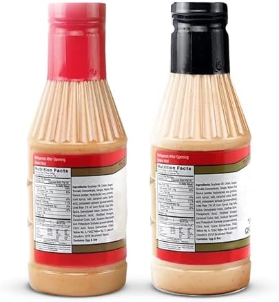 Terry Ho's Yum Yum Sauce Original & Spicy 16oz Bundle - Sweet, Tangy Mayonnaise-Based Sauce for Dipping, Marinade, and Dressing for Shrimp, Steak, Chicken & Veggies.