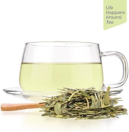 Tealyra - Premium Dragon Well - Long Jing - Green Tea - Famous Chinese Loose Leaf Tea - First Grade - 4-Ounce