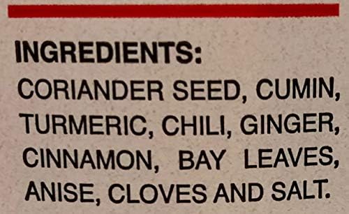 Madras Curry Powder, Ca Ri Ni an Do, 16 Ounce Jar, 10 Spice Blend