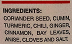 Madras Curry Powder, Ca Ri Ni an Do, 16 Ounce Jar, 10 Spice Blend