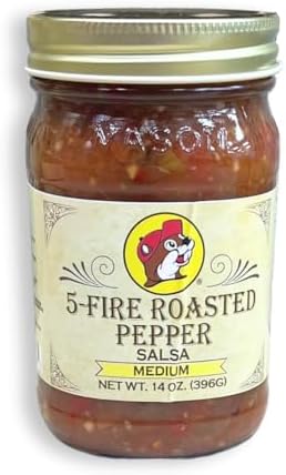 Buc-ee's Signature Texas Salsa - Spicy Southwestern Flavor Delight (5-Fire Roasted Pepper)
