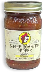 Buc-ee's Signature Texas Salsa - Spicy Southwestern Flavor Delight (5-Fire Roasted Pepper)