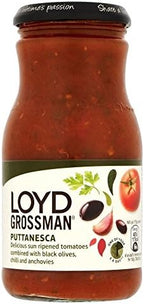 Loyd Grossman Pasta Sauce - Puttanesca (350g) - Pack of 6