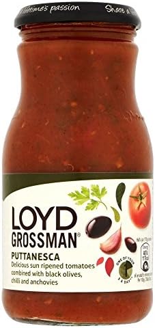 Loyd Grossman Pasta Sauce - Puttanesca (350g) - Pack of 2
