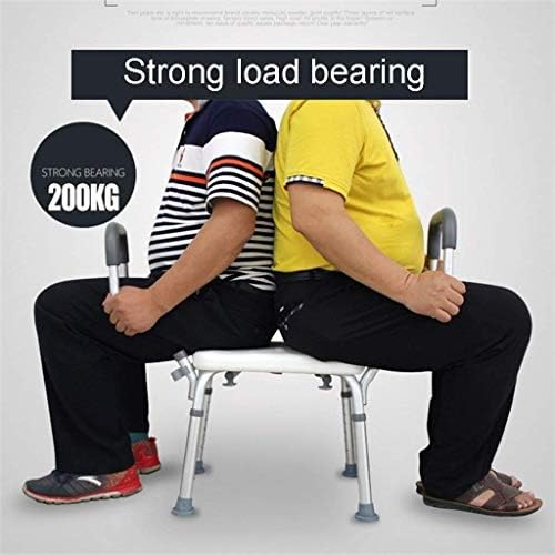Bathroom Stool,Bath Bathroom Stool,White Bathtub Lift Chair with Arms with Height Adjustable Leg,Shower Lift Chair for Safety and Stability,B