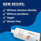 Emmi-dent Ultrasonic Toothpaste with Nano-Bubbles - Whitening with Fluoride, Extra Fresh Flavor, New Formulation, Made in Germany.