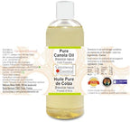 Greenwood Essential Pure Canola Oil (Brassica napus) Cold Pressed 200ml (6.76 oz)