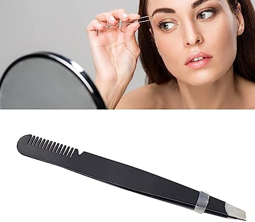 Eyebrow with Comb Stainless Steel Tip for Accurate Clipping Double Ended Design with Comb Lightweight and Compact Size Ideal for Home or Beauty Salons