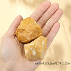 XIANNVXI Yellow Aventurine 1.8-2.2" Large Raw Crystals and Healing Stones Natural Rough Crystal Rocks for Decor Gifts Tumbling Cabbing Polishing Fountain Rocks 1PCS