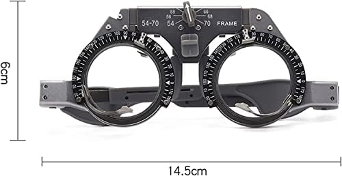 Eye Optometry Lens Frame Adjustable Trial Frame Optical Trial Lens Frame Pd 54-70Mm,Pure Titanium Optical Titanium Optic Trial Eye Optometry Lens Frame Test Optician