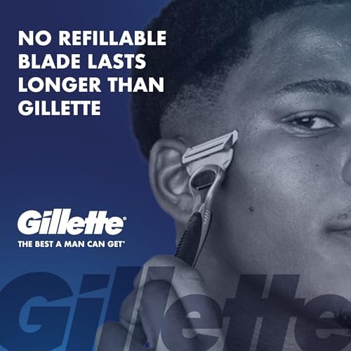 Gillette SkinGuard Men's Razor Blades, 4 Blade Refills