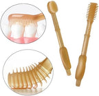 2pcs Baby Toothbrush Food Grade Silicone Children Teeth Cleaning Massage Dental Care Tongue Brush for 0-18 Month Kid Milk Toothbrush: Silicone + U