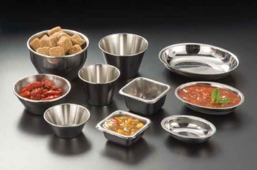 American METALCRAFT, Inc. American Metalcraft B31 8 oz. Stainless Steel Round Sauce Cup, Silver