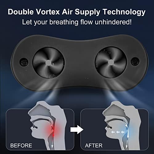 Electric Anti-Snoring Device - Gentle Physical Intervention Helps Reduce Snoring Improves Sleep Quality Portable Rechargeable Design Unisex Solution for All Nose Shapes