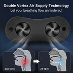 Electric Anti-Snoring Device - Gentle Physical Intervention Helps Reduce Snoring Improves Sleep Quality Portable Rechargeable Design Unisex Solution for All Nose Shapes