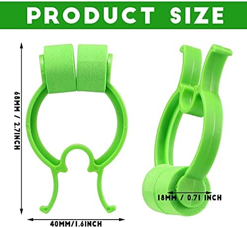 24 Pieces Nose Clips Nose Bleed Stopper Plastic Nose Clip Nose Pincher Nasal Clip Kit for Snoring Stop Accidental or Emergency Condition Swimming (Green, Blue)