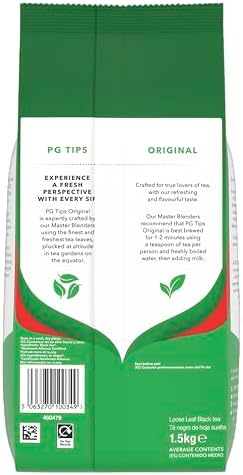 PG Tips Loose Leaf Black Tea, 3.3 Pound