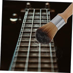 Lurrose Wooden Handle Cleaning Brush Soft Bristle Dust Brush for Jade Ware Musical Instrument Care and Maintenance