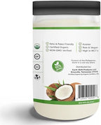 Earth Circle Organics Premium Ultra Pure Extra Virgin Organic Coconut Oil, Cold Pressed, Baking, Smoothies, Skin & Hair Care, Gluten-Free, Keto & Paleo Friendly (32 Ounce Unrefined)