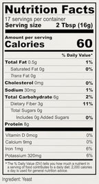 Anthony's Premium Nutritional Yeast Flakes, 10 oz, Non Fortified, Batch Tested Gluten Free, Non GMO