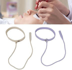 2pcs Eyelash Extension Tweezer Holder Bracelet Silicone Ring Tweezers Protector Wrist Band Strap Purple White