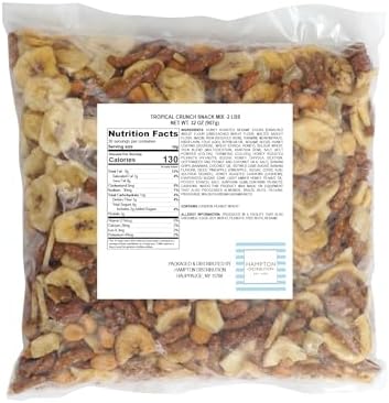 Tropical Crunch Snack Mix, 2 Pound Bulk Bag, Hampton Distribution