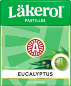 Cloetta Lakerol Eucalyptus Pastilles 10 Boxes of 25g
