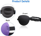 6pcs Eye Patch, Adjustable Soft Eye Patches for Adults and Kids,Medical Eyepatch for Amblyopia Lazy Eye,Left or Right Eyes, 6 Colors
