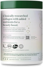 Great Lakes Wellness Beauty Boost Advanced Collagen Peptides Powder with Hyaluronic Acid, Biotin, Vitamin C - Skin Elasticity and Hydration - Raspberry Lemonade Flavor - Non-GMO, Keto, Kosher - 8 oz