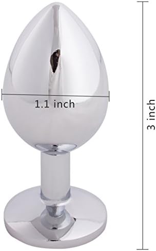 Akstore Small Fetish Anal Plug Butt Personal Sex Massager(Black)