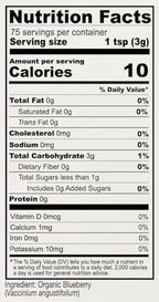 Anthony's Organic Blueberry Powder, 8 oz, Freeze-Dried, Gluten Free, Non GMO
