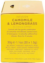 Ahmad Teas - Camomile & Lemongrass 1.4oz - 20 Tea Bags, Brown