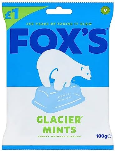 Fox's 12 X Foxs Glacier Mints 100G | 12 Pack Bundle