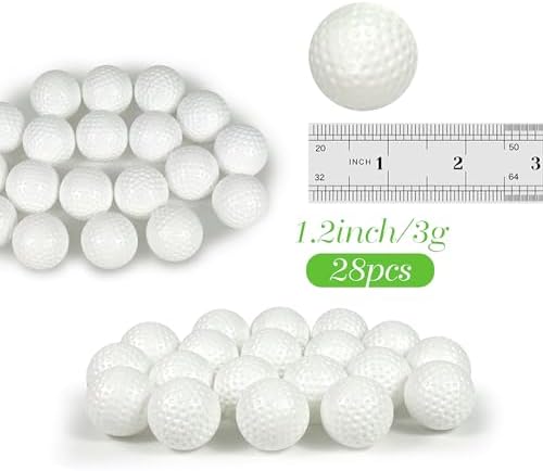 Golf Ball Cake Topper Decorations Mini Golf Ball CupCake Decorations for Golf Sport Birthday Supplies (Style 03)