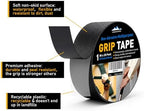 Rubber Grip Tape, 1 In x 20 Ft Non-Abrasive Grip tape for handles, Strong Adhesive Waterproof Heat Resistant Cushion grip, Comfortable in hands, perfect for handles, handlebars, or any slippery stuff