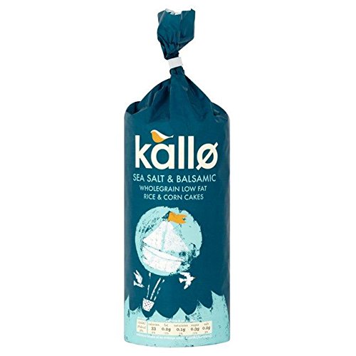 Kallo Sea Salt & Balsamic Vinegar Rice Cakes - 122g