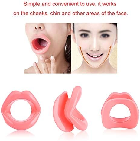Majatou Lip Trainer, Silicone Face Lifting Lip Exerciser Mouth Muscle Tightener Tightening AntiWrinkle Tool