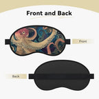 Abstract Octopus Kraken Sleep Mask for Women Men Soft Travel Eye Mask with Adjustable Straps Sleeping Eye Shade Cover for Travel Yoga Nap Sleeping