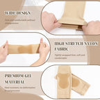2 Pairs Ankle Protector Gel Sleeve, Malleolar Padded Skate Socks with Silicone Pads for Figure Skating, Roller, Hockey, Boots, Brace, Splints, Shoes, Ankle Support Cushion