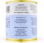 Straight from France Genuinely French, All Natural Pure Goose Fat for Cooking from Southwest France, Keto and Paleo Diet Friendly, Can 695g 24.5 Oz