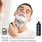 L3 - Level 3 Shaving Gel - Straight Razor Shave Gel - Non-Irritating - Refreshing Smell - No Hot Towel Necessary - Level Three Razor Gel (Aqua - Large)