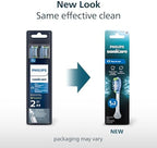 Philips Sonicare C3 Two-in-One - Genuine Replacement Electric Toothbrush Heads, White, 2 Pack, HX9042/65